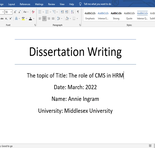dissertation title examples marketing