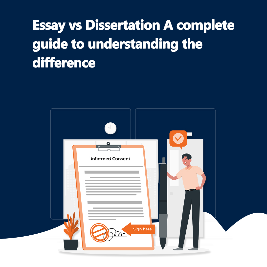 difference of dissertation and essay